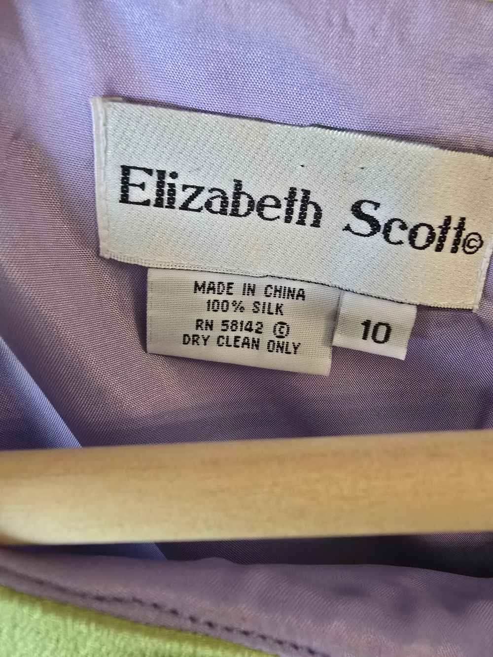 Apple Green Shift Dress - Elegant Women's Dress 100% Silk - Picture 5 of 8